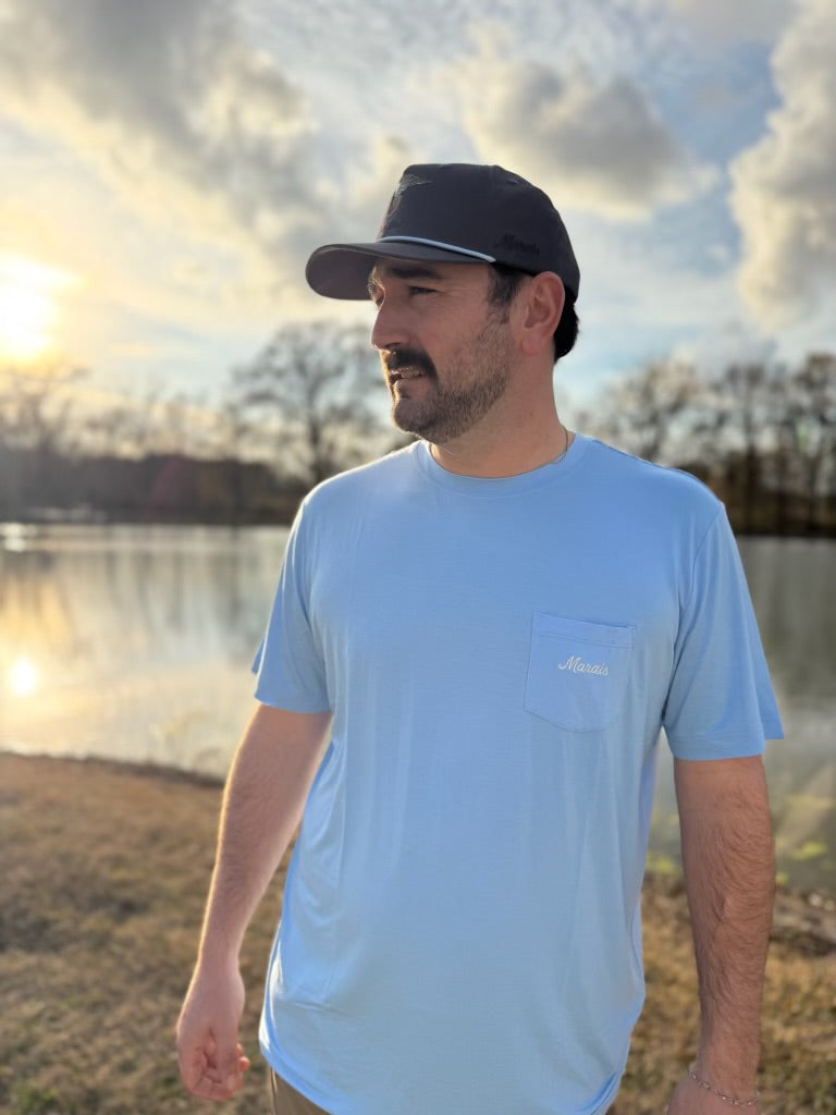 Bayou Blue Delta Bamboo Tee