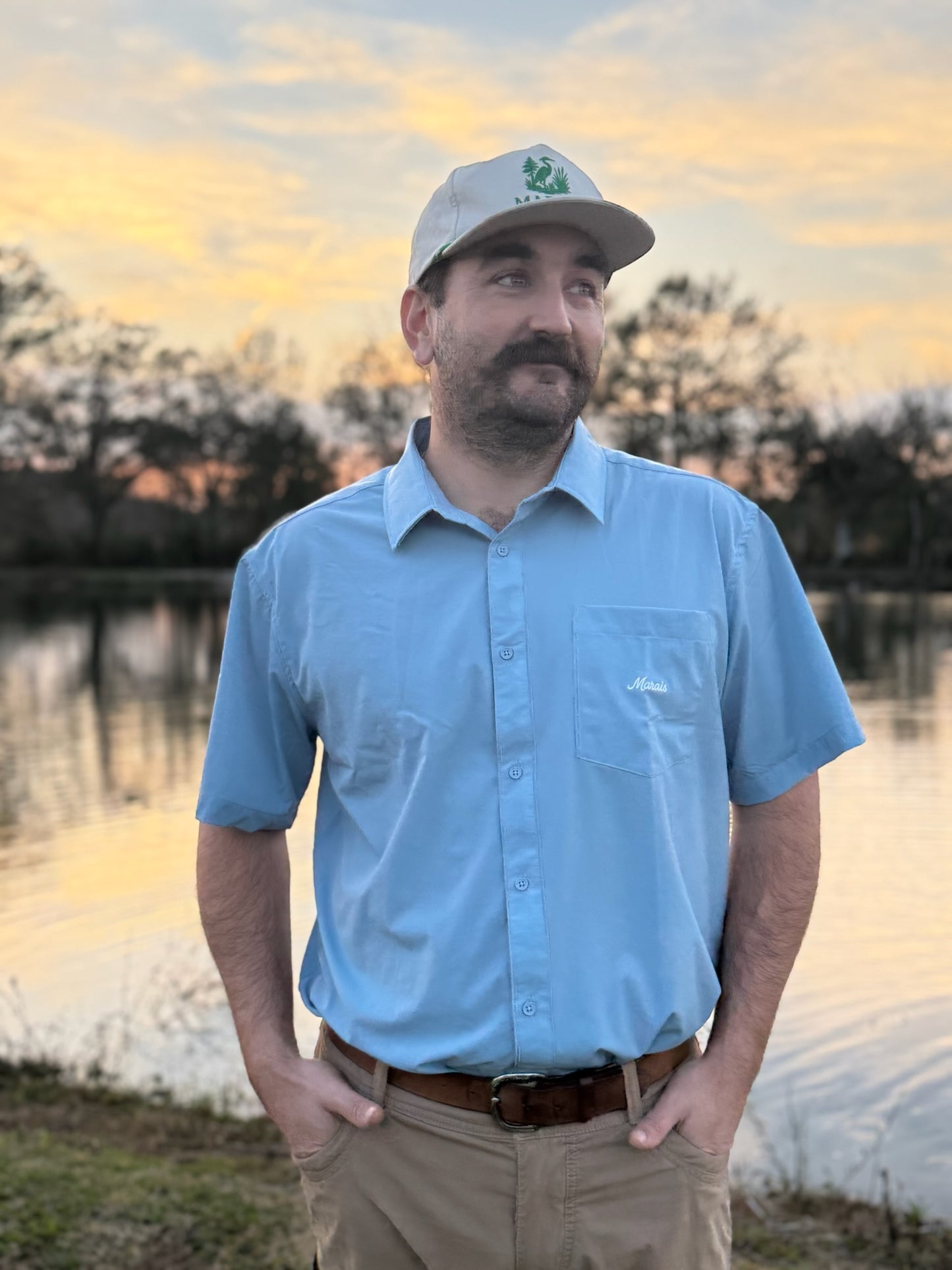 Marais Performance Short Sleeve Button-Up