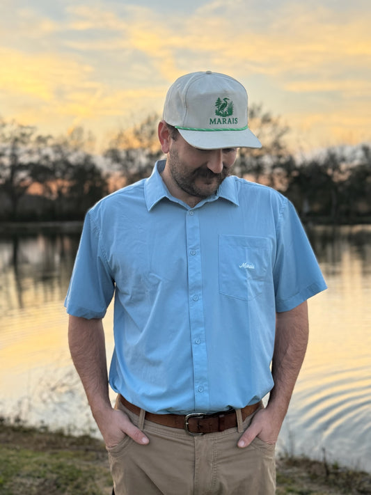 Marais Performance Short Sleeve Button-Up